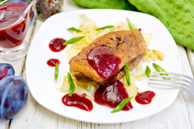 Entenbrust mit Risotto