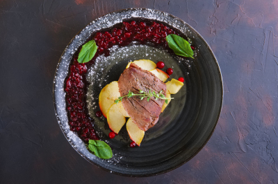 Gegrillte Entenleber