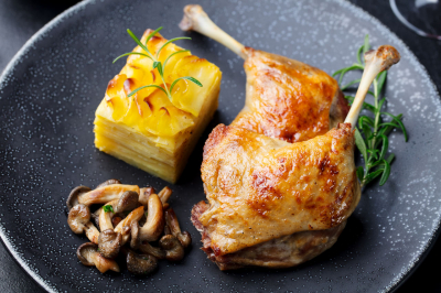 Gegrilltes Entenfleisch